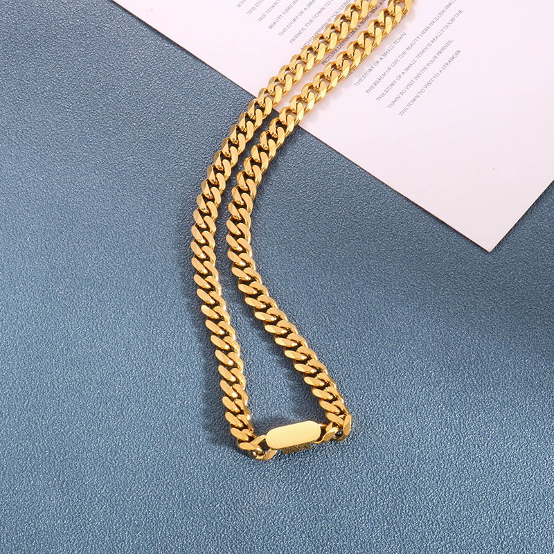 Kalung Sisik Naga Korea Style Tebal Anti Karat