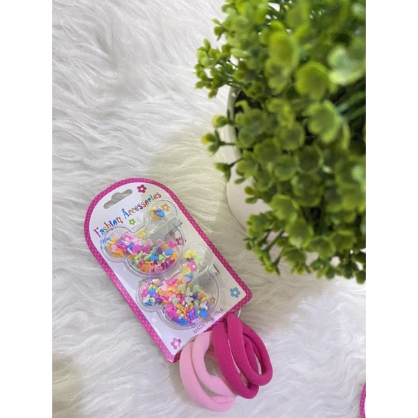 JEPIT PASANG MOTIF SET KUNCIRAN POLOS IMPORT