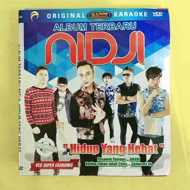 VCD ORIGINAL LAGU KARAOKE BAND NIDJI
