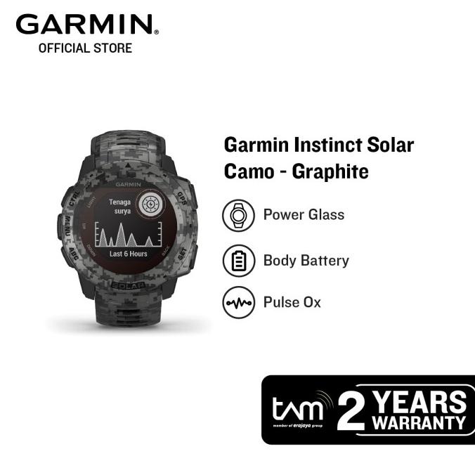 Garmin Instinct Solar Camo Graphite