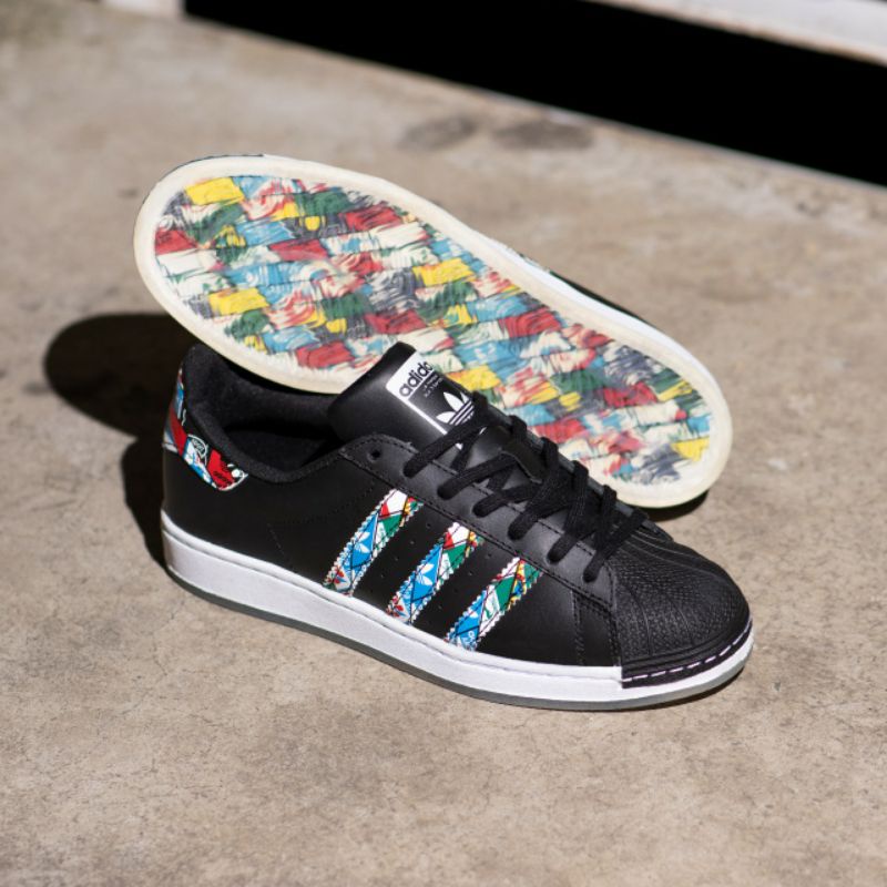 ADIDAS SUPERSTAR CLR BLACK ORIGINAL 100% - SEPATU ADIDAS ORIGINAL 100% - ADIDAS SUPERSTAR ORIGINAL