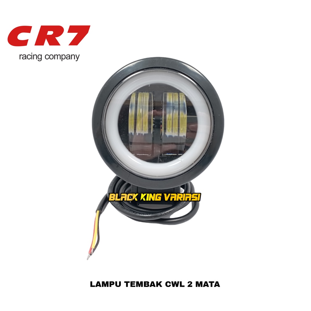 Lampu Tembak Sorot Led CWL 2 Mata Lensa 4D CREE Angle Eyes