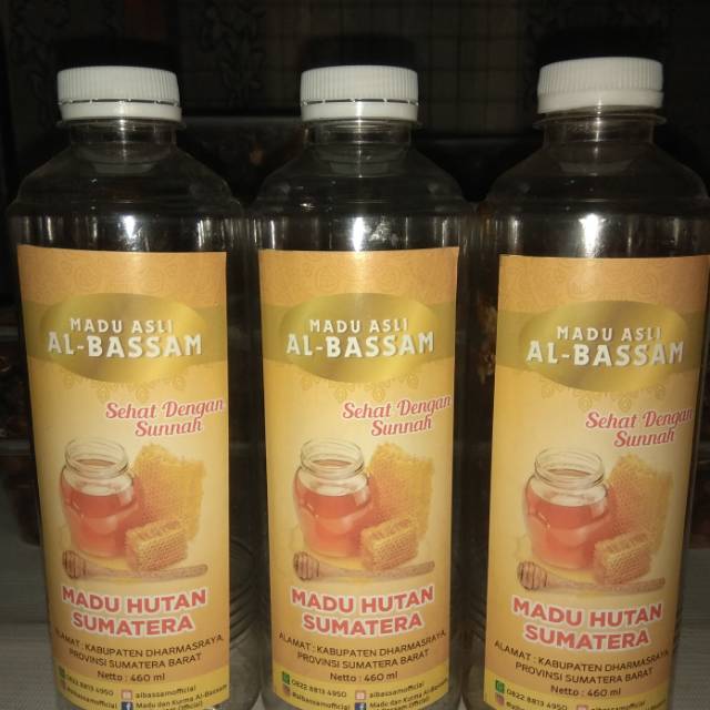 

MADU ASLI AL-BASSAM - 3 Botol 2kg - Madu Murni - Madu Hutan Sumatera Barat - Sehat dengan Sunnah
