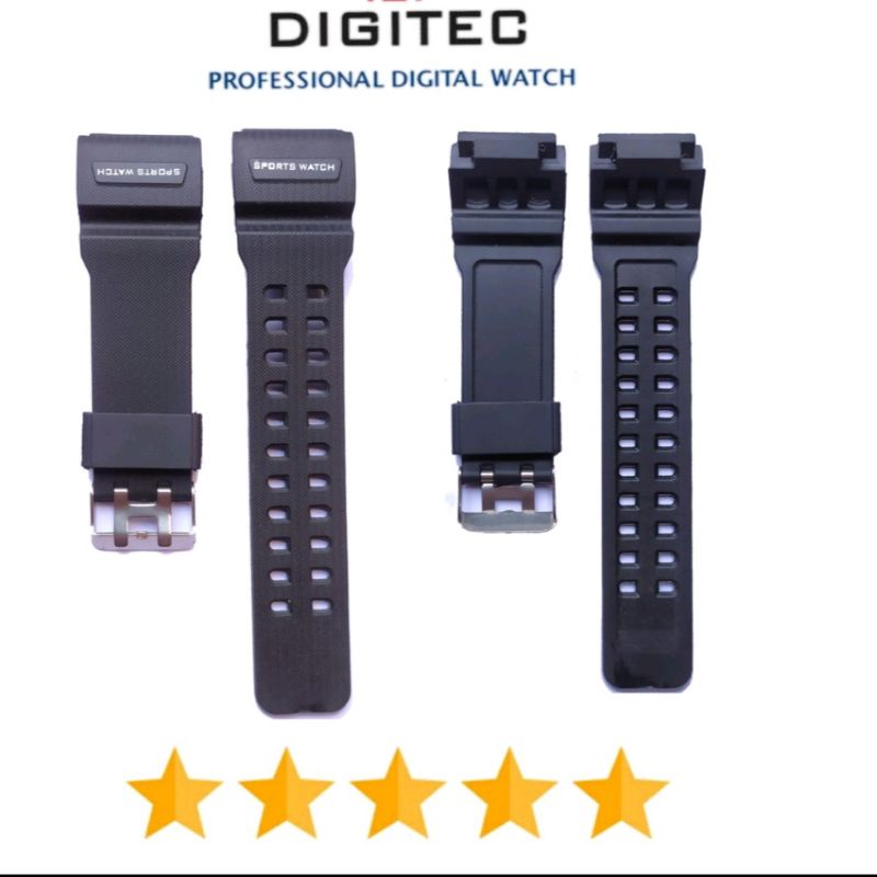 strap jam tangan digitek tali tam tangan digital gisok dll strap jam strap jam tangan sport - 6676