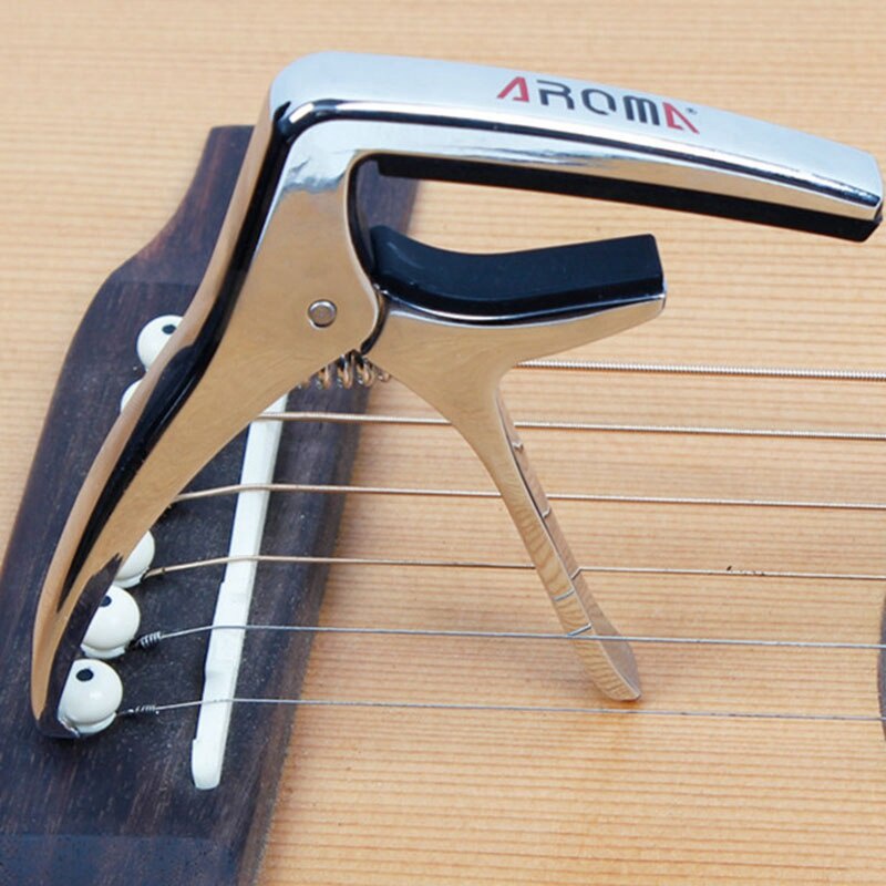 Aroma AC-21 Capo Gitar Akustik dan Elektrik with Pin Puller