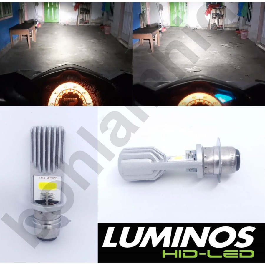 Lampu Motor LED LUMINOS SUZUKI Satria,Shogun,Smash, Spin, Skywave ECO9 H6 PNP COB GLOSS M5 T19 AC/DC-4