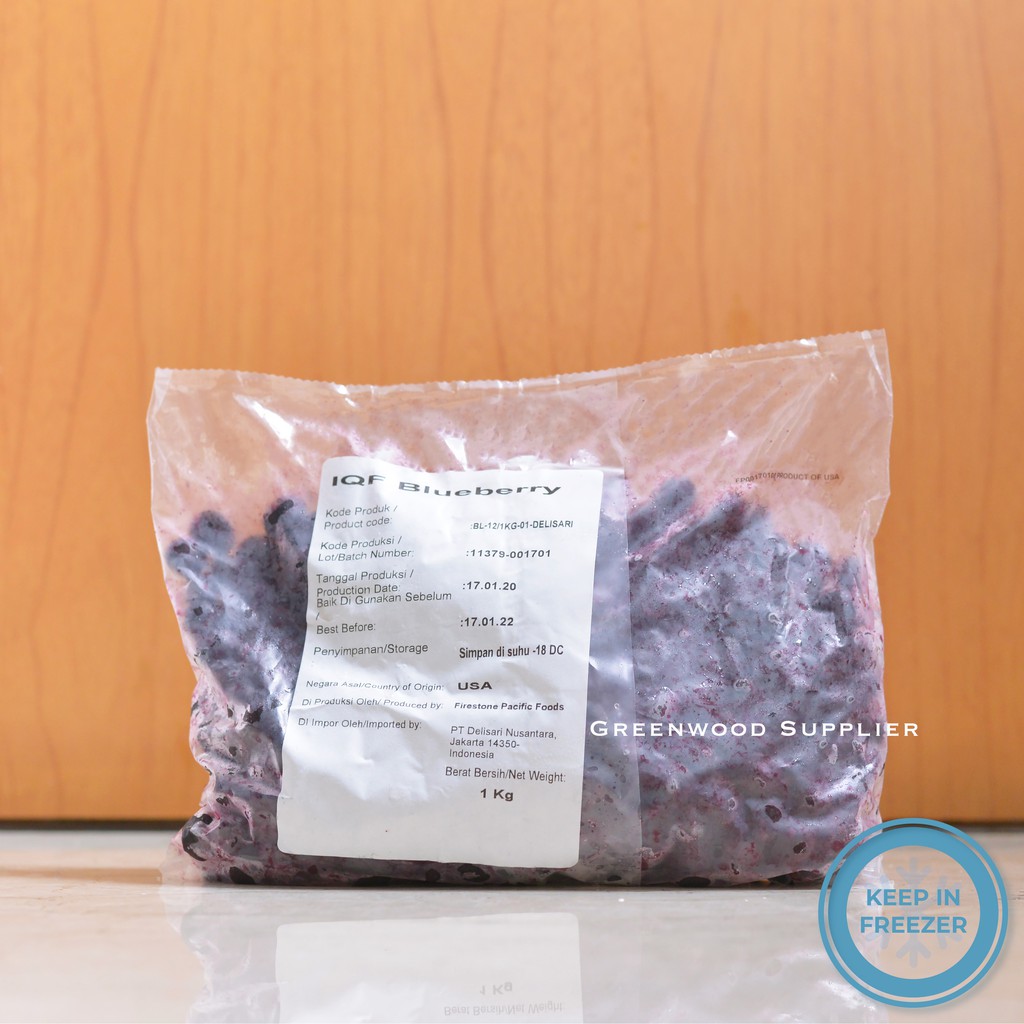 

IQF Frozen Blueberry / Blueberries 1 KG [IMPORT]