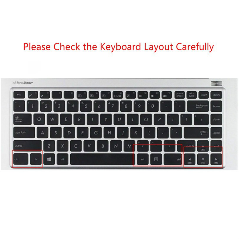 14 Inch For Asus X451C X451 X453 K455 W419L Colorful Silicone laptop Keyboard Protector Keyboard Cover Skin