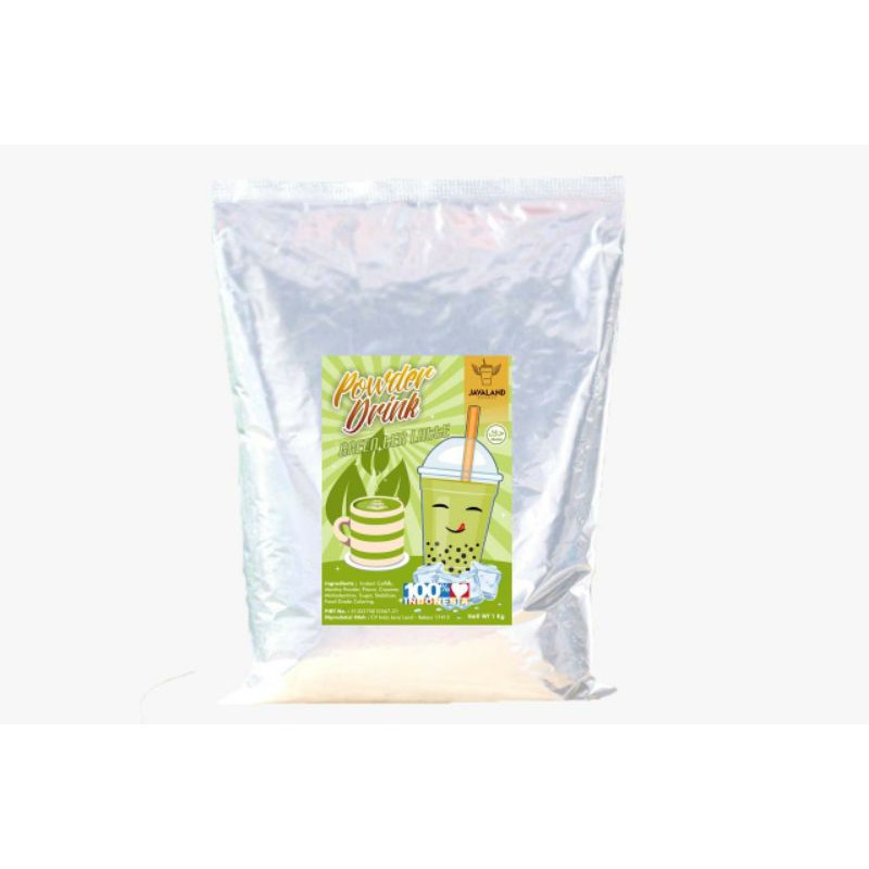 

Bubuk minuman Green Tea Latte 1 kg / Halal dan nikmat Original By Javaland
