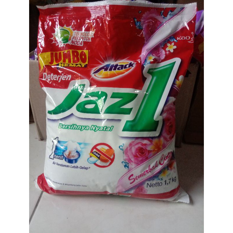 Attack Jaz1 Detergent 1,7kg/Jaz1 Deterjen 1,7kg murah/Sabun Cuci Baju Jaz1 1,7kg/Sabun Cuci Pakaian 