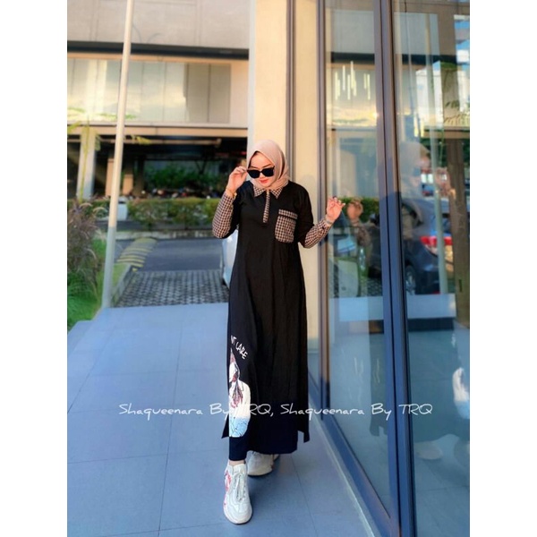 SHAQUEENARA BY TRQ MIDI DRESS