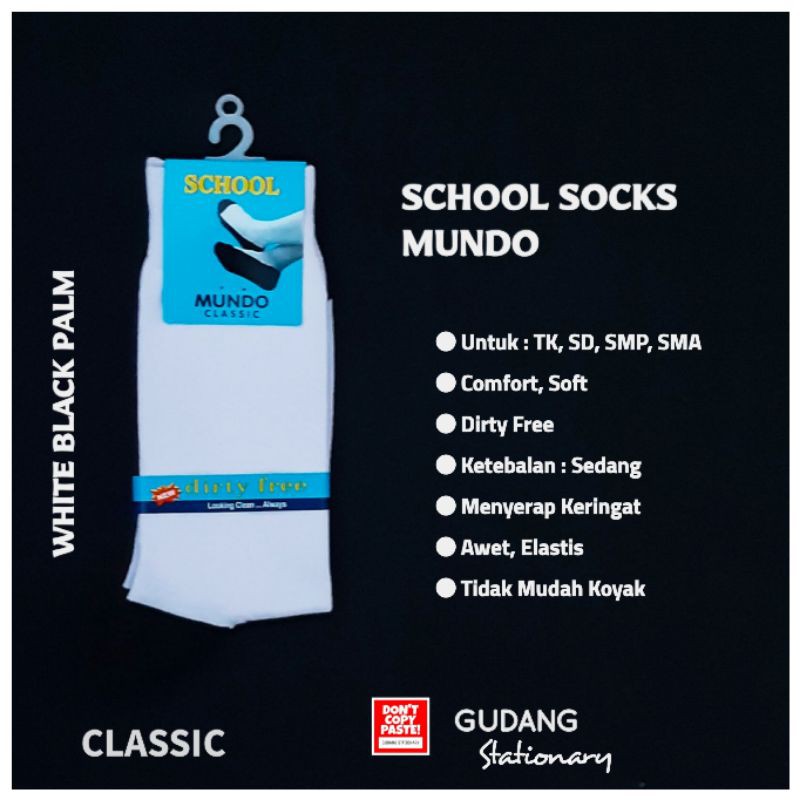 Kaos Kaki School Classic MUNDO