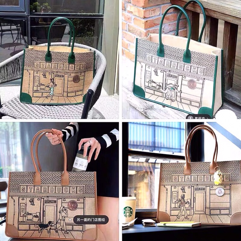 Starbucks China Anniversary Vintage Tote Bag