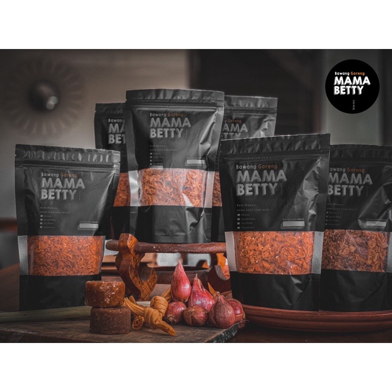 

Bawang Goreng Mamabetty ( Original, keju manis, korean spicy, Balado pedas)