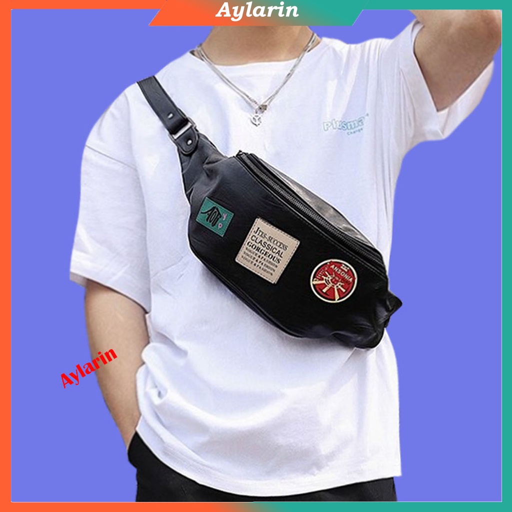Tas Selempang Pria Korean Style Import Tas Pria Slempang