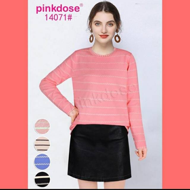 ||ATASAN RAJUT SALUR PINKDOSE|| PREMIUM QUALITY ~ IMPORT