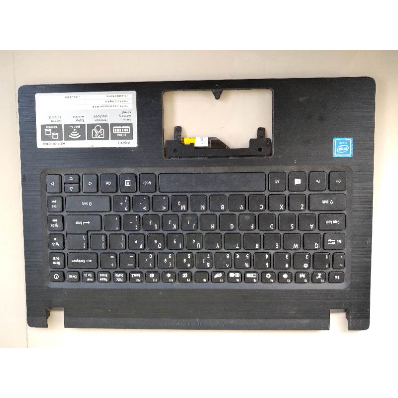 plamrest casing bagian atas keyboard laptop acer a314-32- c3x0 a314 32 c3x0
