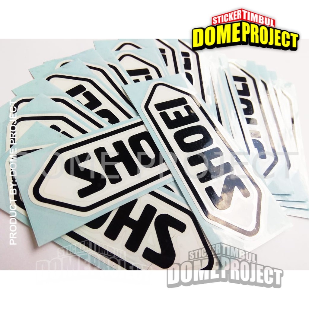 SHOEI STIKER CUTTING STIKER HELM MOTOR AKSESORIS HELM STIKER HELM WATERPROOF AKSESORIS SEPEDA MOTOR