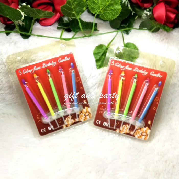 Lilin Warna / Colored Candle / Lilin Api Warna / Lilin Ultah unik