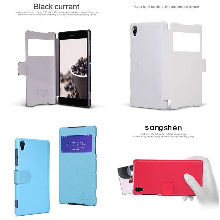 Nillkin Fresh Leather Case Flip Cover Sony Xperia Z2 - Z2 Dual