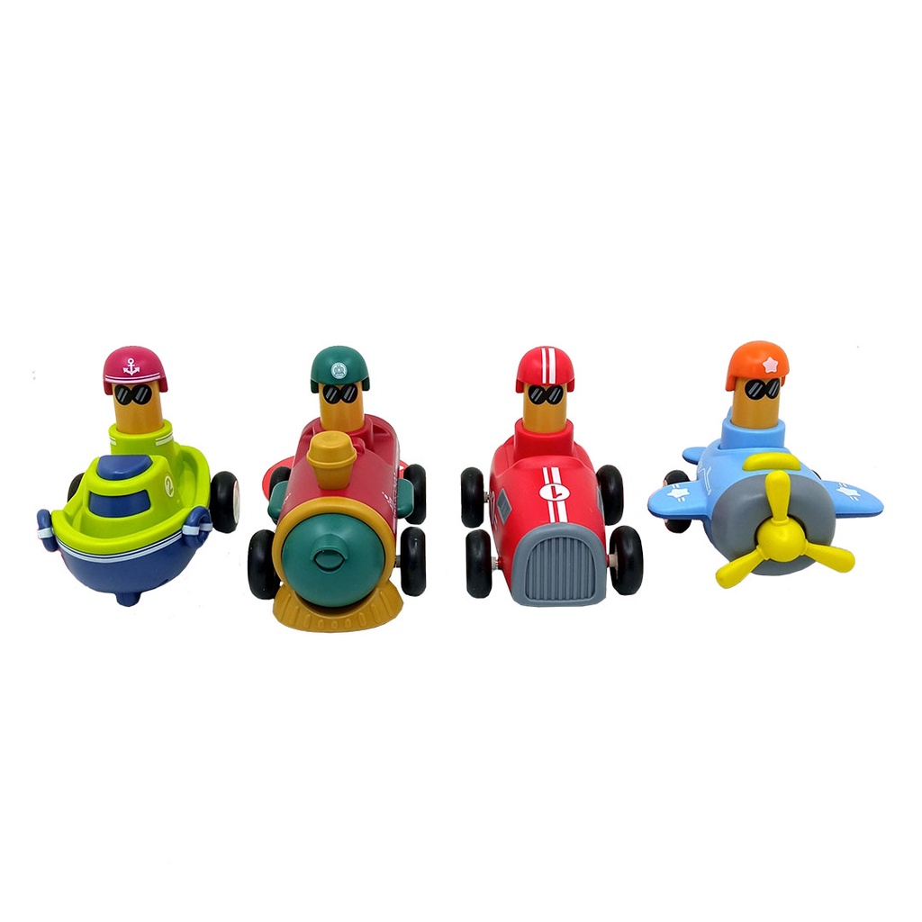 Toy Addict Mini Race Pressing Cartoon Toy Mainan Anak