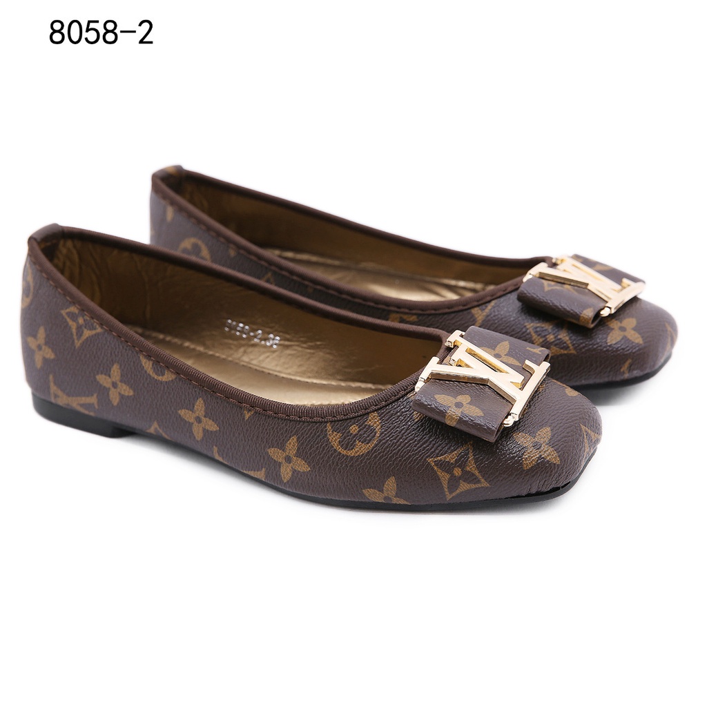 Flat ShoesLogo Bow  #8058-2