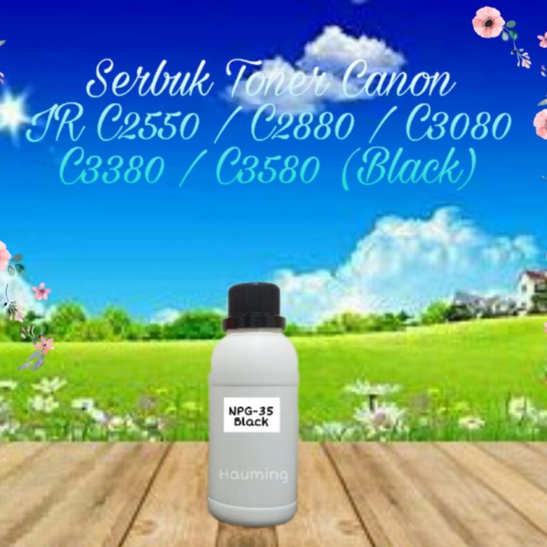 Serbuk Toner Canon NPG35 NPG 35 IR C2550 C2880 C3080 C3380 C3580 IRC-2550 2880 3080 Black 1x Isi