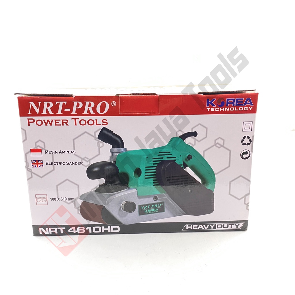 NRT-PRO 4610 HD Mesin Amplas Belt Sander 4 Inch Amplas Tank Baja Sabuk