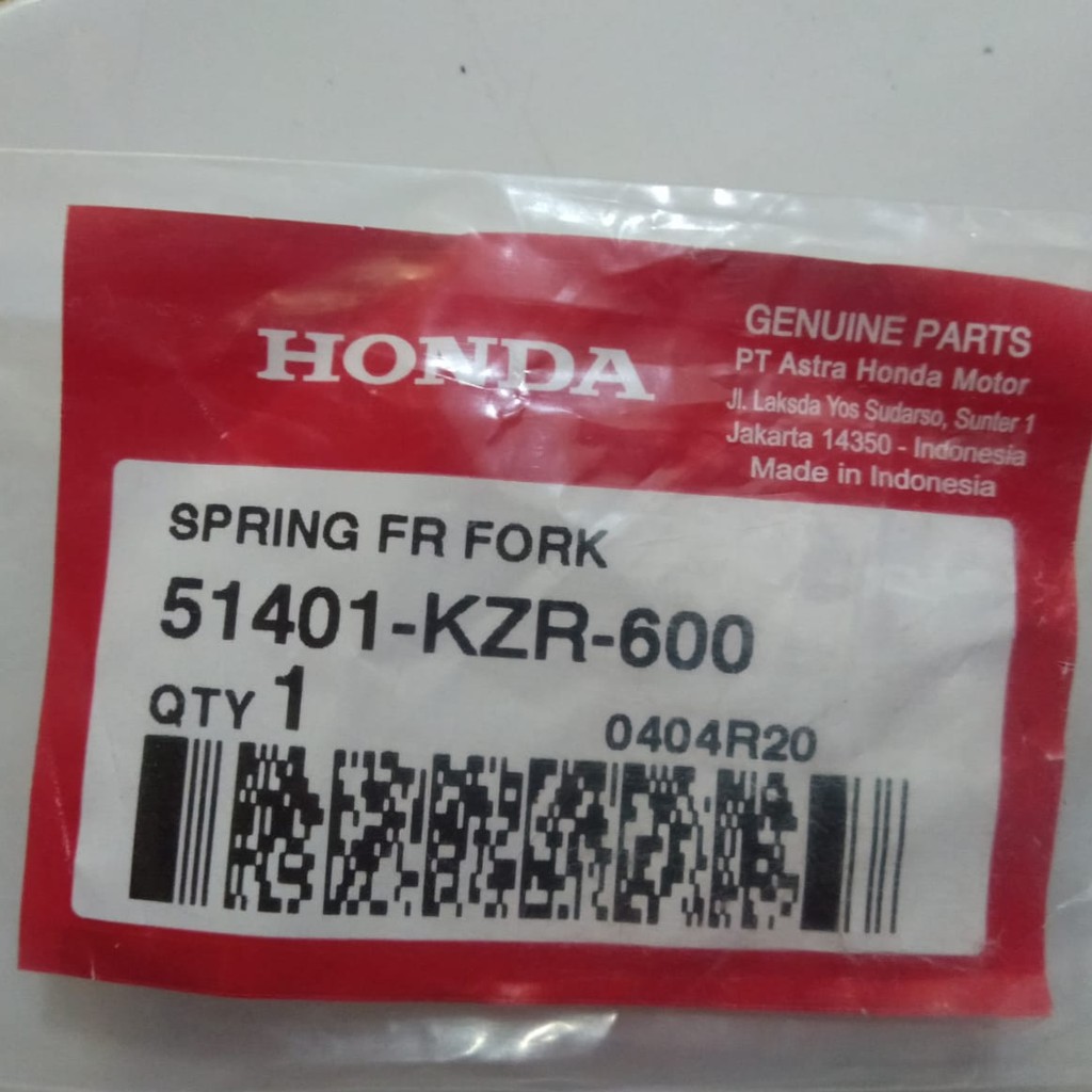 Pir Shock Depan Spring FR Fork Honda Vario 125 Beat FI Scoopy FI 51401 KZR 600 51401 KZR 601