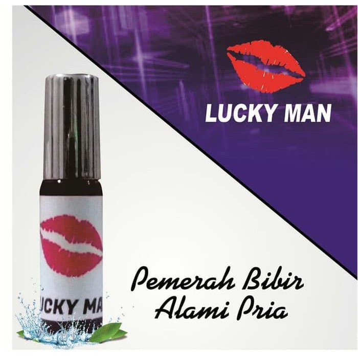 Herbal Lucky Man Pemerah Bibir Pria Alami