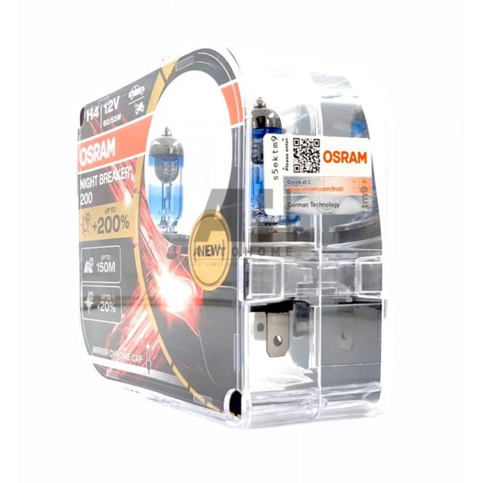 Osram H4 60/55W NBR / NB200 / NBR200 / NIGHT BREAKER 200