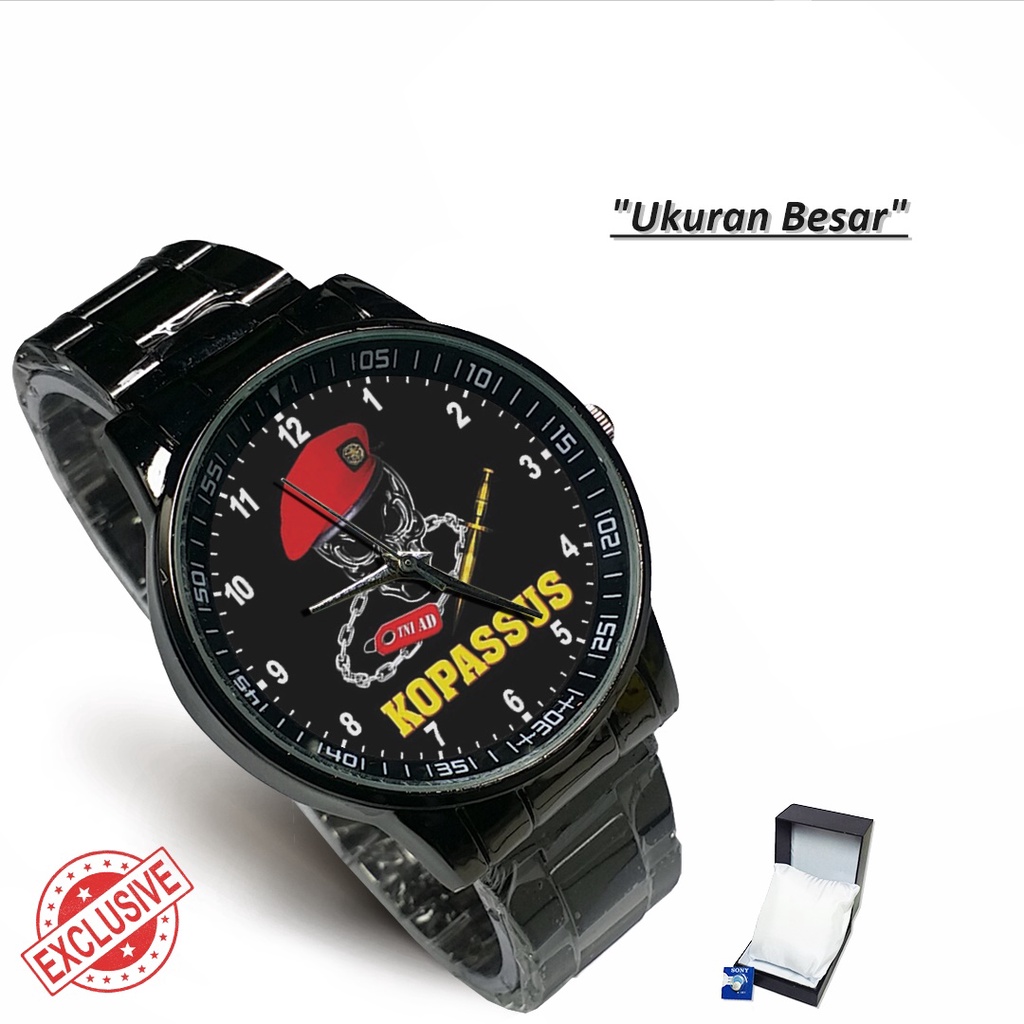 Jam Tangan Rantai Couple KOPASSUS (Awesome)