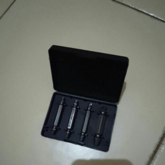 [ Cod ] Alat Pembuka Baut Rusak Screw Extractor Broken Striped Screw Remover Speed Out