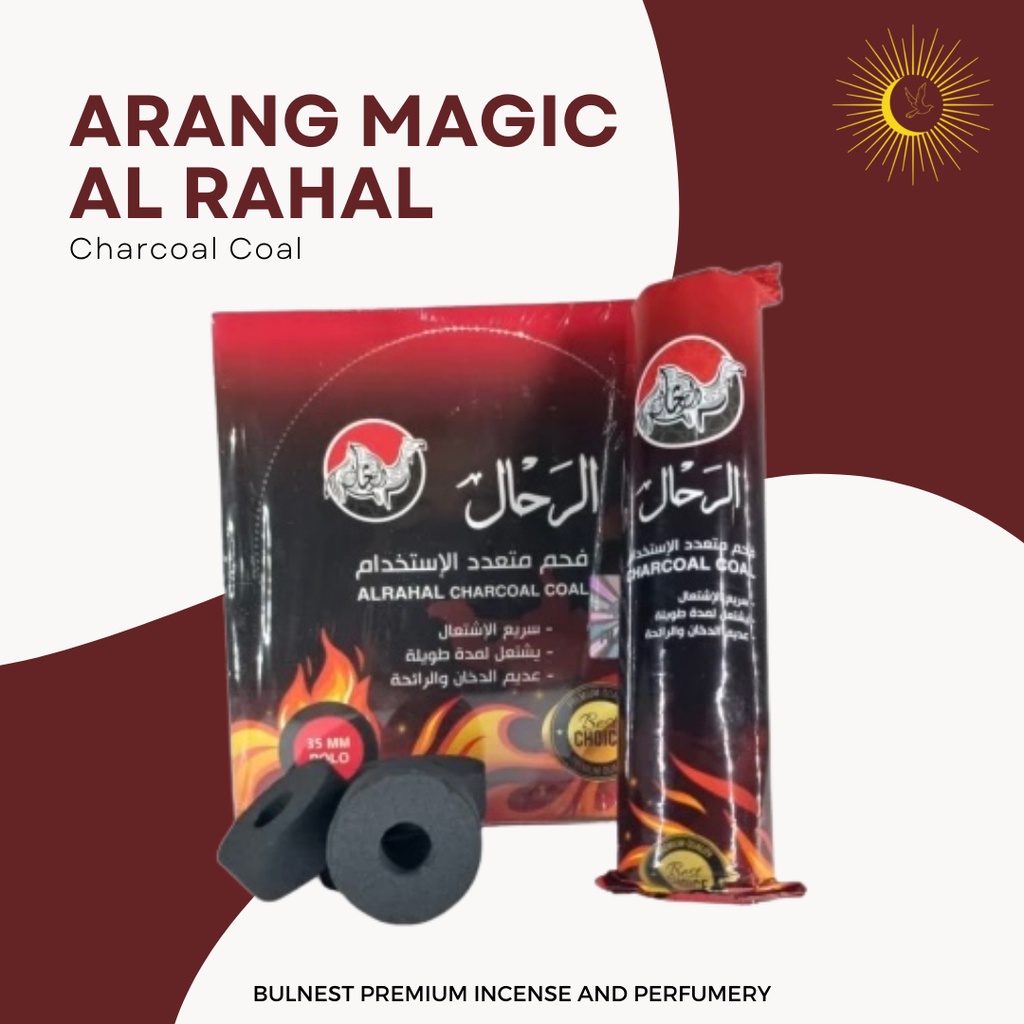 Arang Magic Al Rahal | Arang Bakar Bukhur | Arang Magic Charcoal | Arang Briket