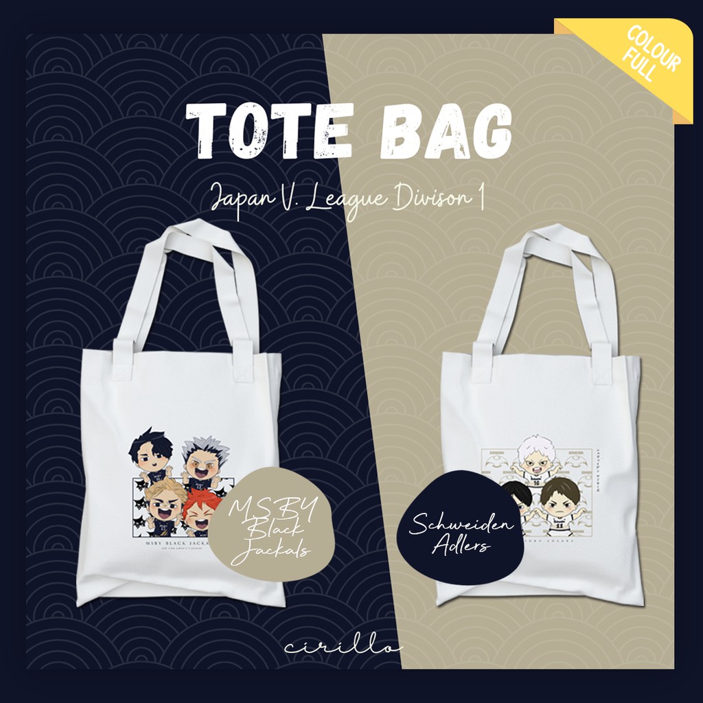 Tote Bag Haikyuu MSBY & Adlers