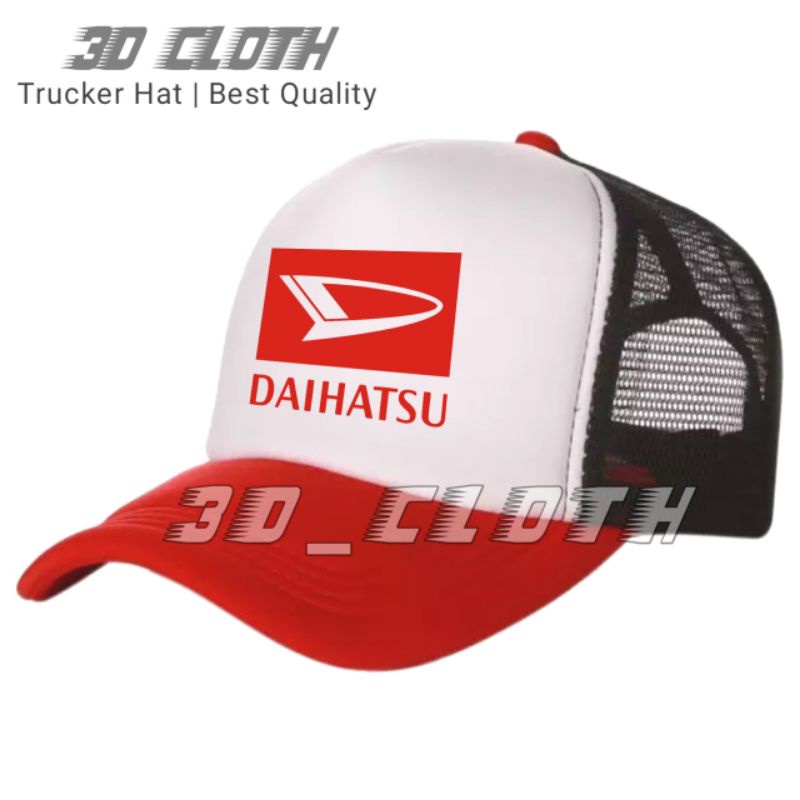 Topi Daihatsu Trucker/Jaring - Topi Logo Mobil Daihatsu