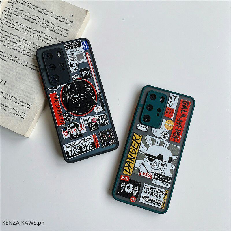 Case Oppo A54 Case Dove Button Protector Camera Full Colour Printing Sticker Motif Star Wars Origina
