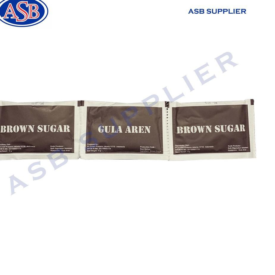 

[KODE BARANG 41] Brown Sugar Sachet / Gula Merah / Gula Aren (250 pcs) TERLAKU..!!