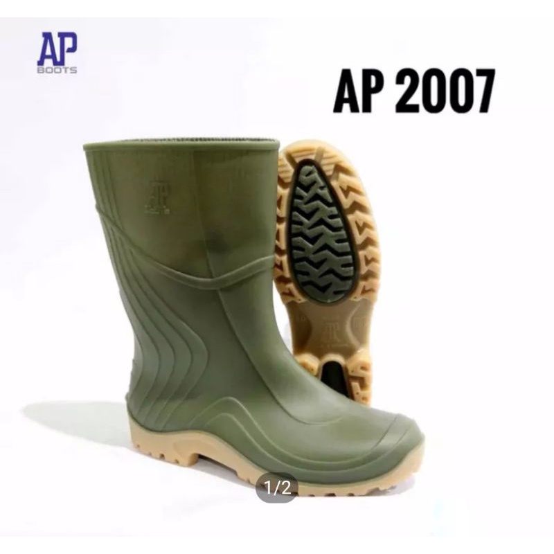 Sepatu boot karet merk AP (AP 2007)