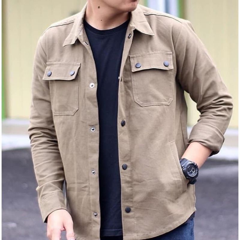 TRUCKER JACKET SEMI PARKA PRIA(SIZE M-XXL)-Milo