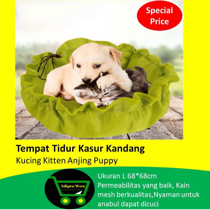 Size L Tempat Tidur Kasur Kandang Hewan Kucing Kitten Anjing Puppy