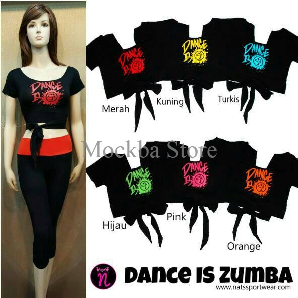 Baju zumba / zumba / tanktop zumba / baju senam / setelan zumba