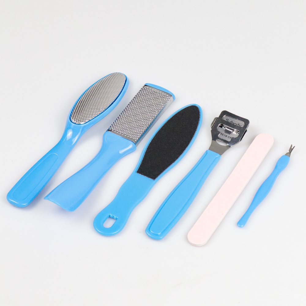 Biutte.co Alat Perawatan Kaki Manicure Pedicure Foot Care Scraper Set 8 in 1 - IN1807