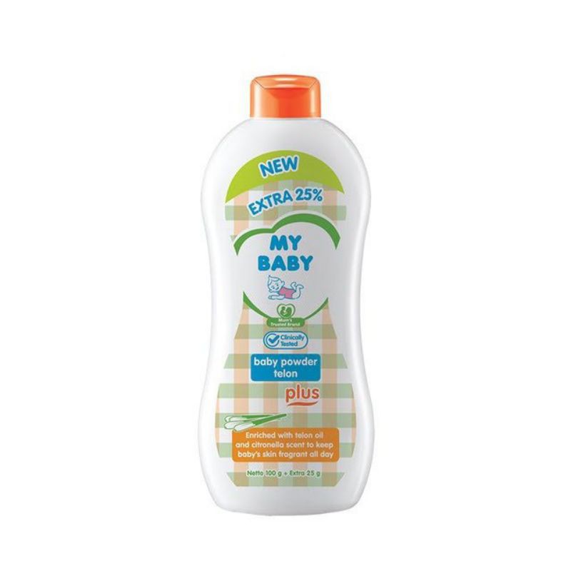 MY BABY Powder Telon Plus [100 g/] Extra Fill 25% - Bedak Bayi 