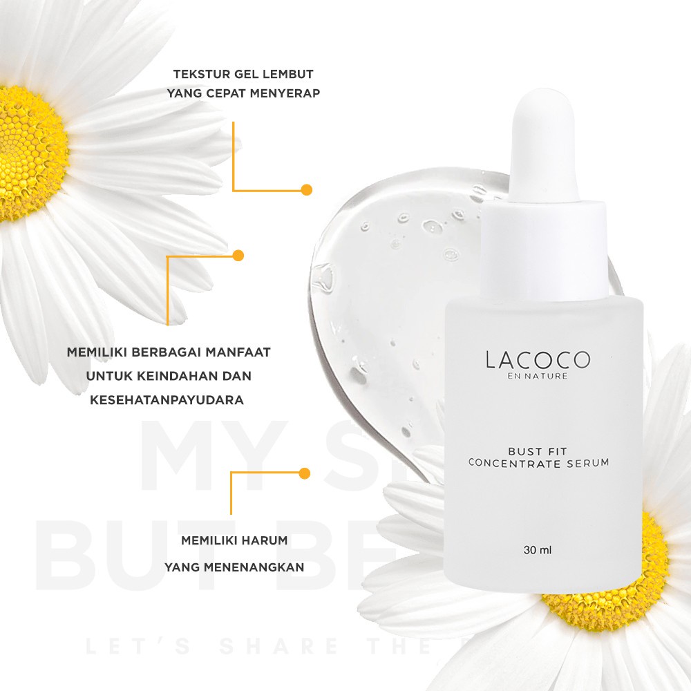 Pengencang Payudara LACOCO Bust Fit Concentrate Serum bustfit | Hydrating Divine Essence Pengencang Payudara