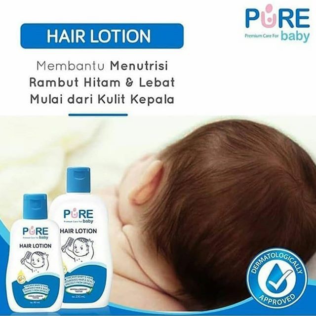 PURE BABY - HAIR LOTION 230 ML / LOTION PERAWATAN RAMBUT BAYI