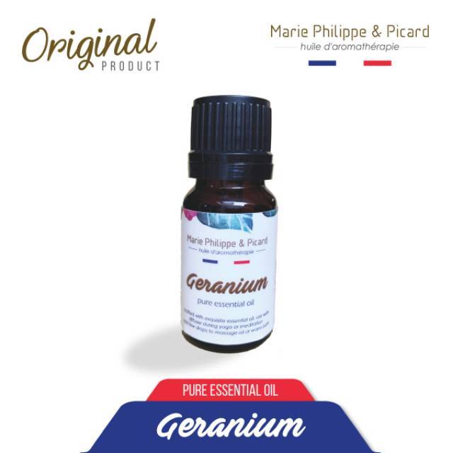 100% Essential Oil Geranium / Minyak Atsiri Bunga Geranium 10mL