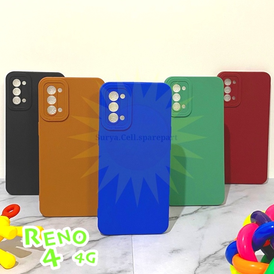 Case Slim Matte Pro Camera Oppo Reno 4 Reno 5 4g 5g Reno 4f Reno 5f