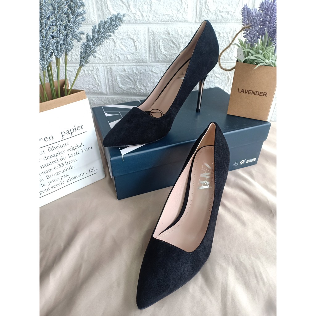 [Free Box] Sepatu Heels Wanita Pesta Import ZARA 381 Noni_Collection