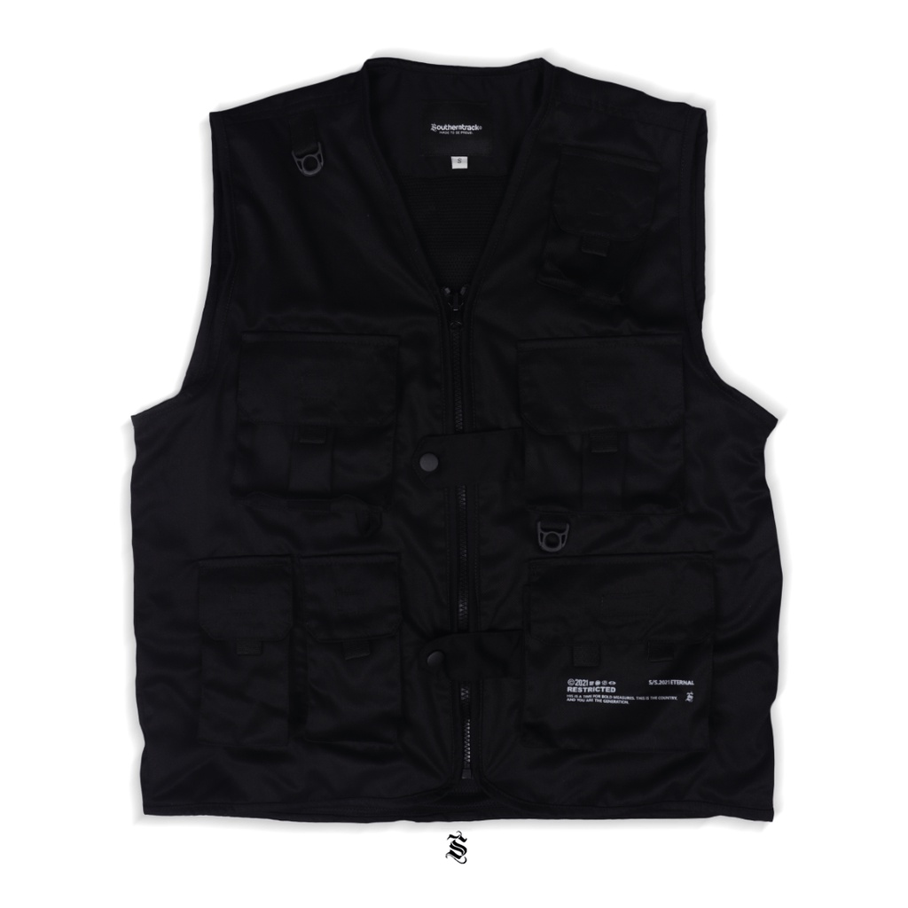 SOUTHERNTRACK | VEST COVER ME N"05 | BLACK